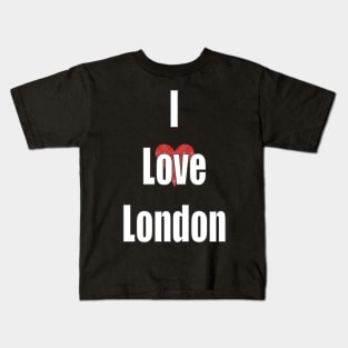 I Love London - United Kingdom Kids T-Shirt